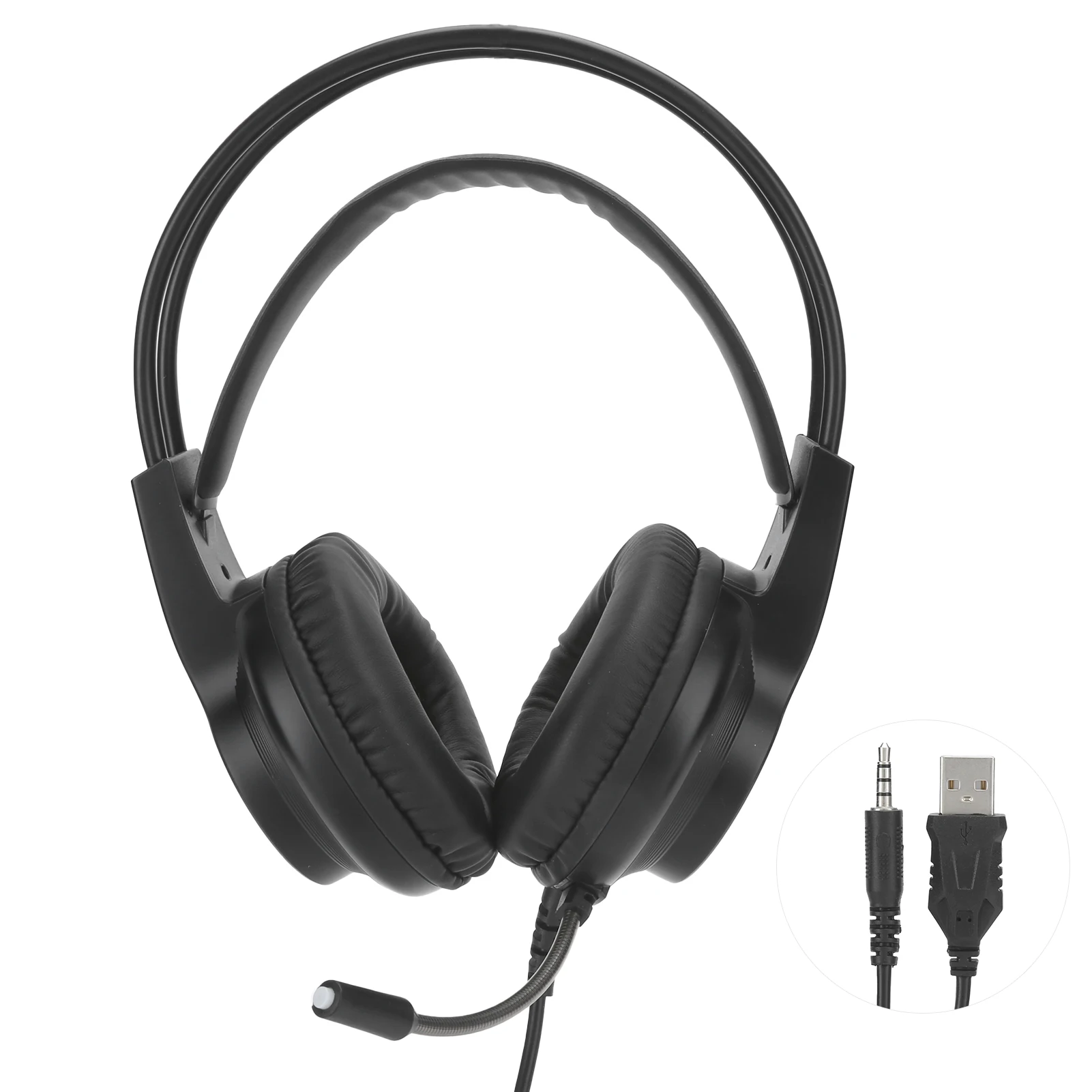 Headset with Microphone 3.5MM Gaming Headphone Computer Accessories Single 3.5MM+USB H200
Headset with Microphone 3.5MM Gaming Headphone Computer Accessories Single 3.5MM+USB H200
