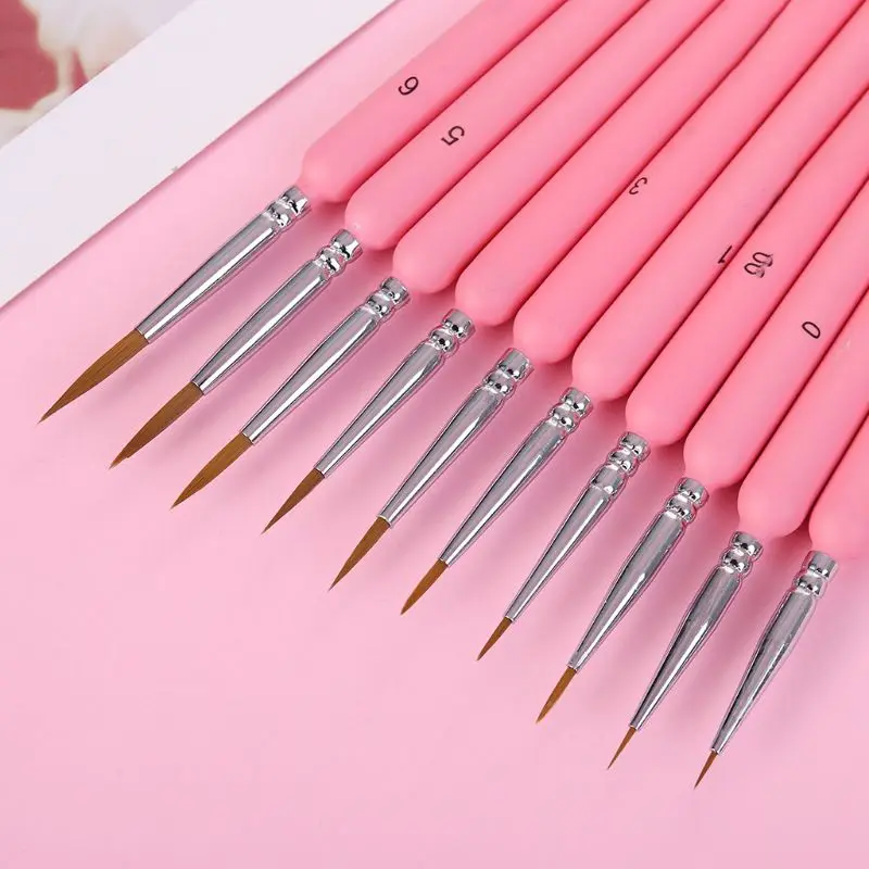 10Pcs/set Wolf Hair Hook Line Pen Fine Paint Brush Pen Set Artist Watercolor Acrylic Painting Brush Art Drawing Supplies
10Pcs/set Wolf Hair Hook Line Pen Fine Paint Brush Pen Set Artist Watercolor Acrylic Painting Brush Art Drawing Supplies