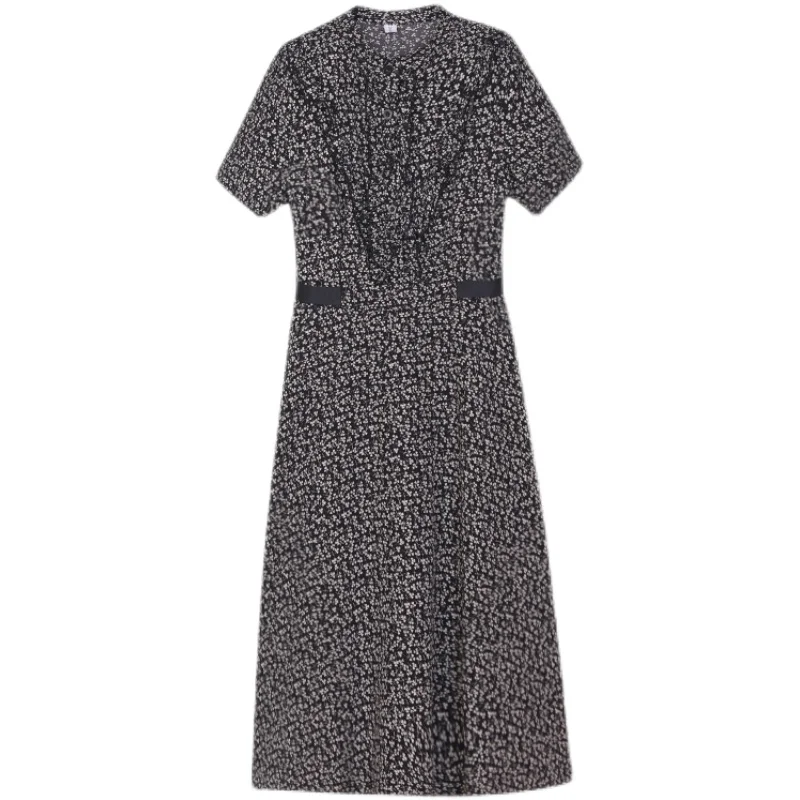COIGARSAM 3XL Plus Size Floral Print Women dress New Summer Short Sleeve High Waist Dresses Black Ga Color 8032
COIGARSAM 3XL Plus Size Floral Print Women dress New Summer Short Sleeve High Waist Dresses Black Ga Color 8032