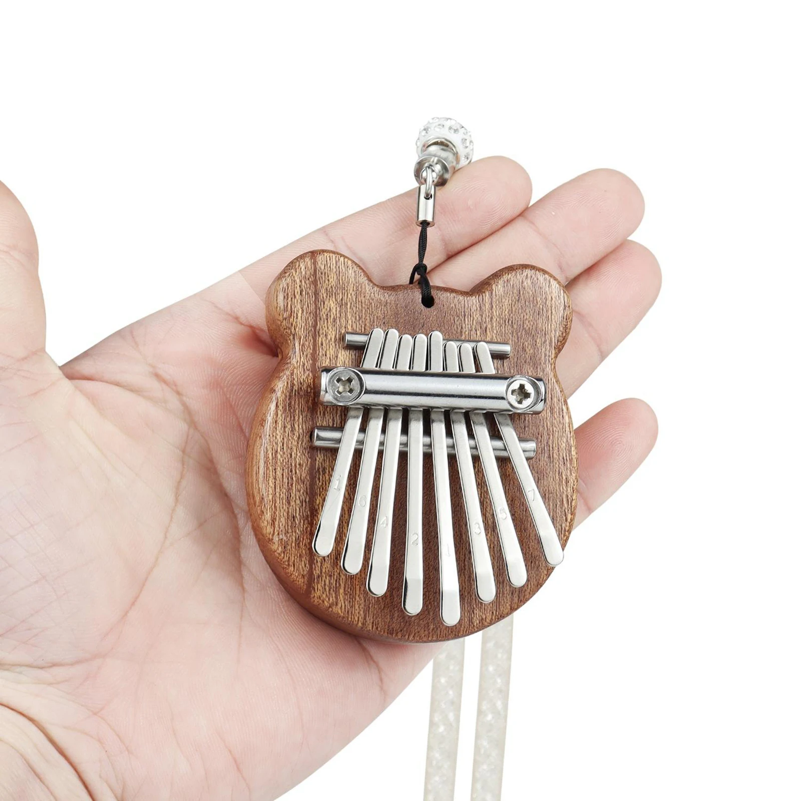 Kalimba 8 Keys Thumb Piano Mahogany Wood African Keyboard Mbira Musical Keyboard instrument Kalimba with Pendants
Kalimba 8 Keys Thumb Piano Mahogany Wood African Keyboard Mbira Musical Keyboard instrument Kalimba with Pendants