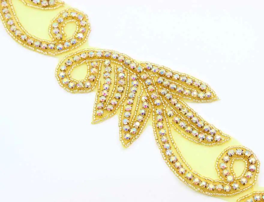 10Yards Crystal Rhinestone Trim Hotfix Strass Crystal Trimming Chain Banding Bridal AB Rhinestone Applique
10Yards Crystal Rhinestone Trim Hotfix Strass Crystal Trimming Chain Banding Bridal AB Rhinestone Applique