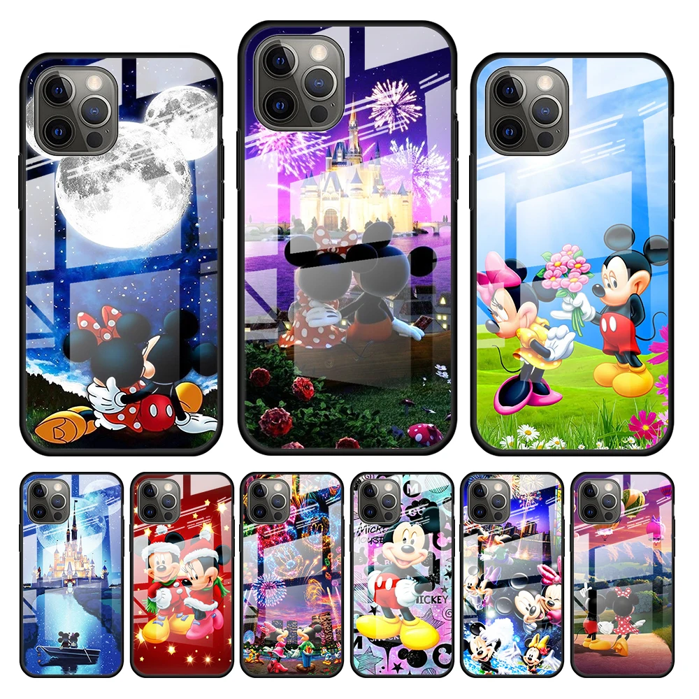 Mickey Minnie cute for Apple iPhone 13 12 Pro Max Mini 11 Pro XS Max X XR 6S 6 7 8 Plus Tempered Glass Phone Case
Mickey Minnie cute for Apple iPhone 13 12 Pro Max Mini 11 Pro XS Max X XR 6S 6 7 8 Plus Tempered Glass Phone Case