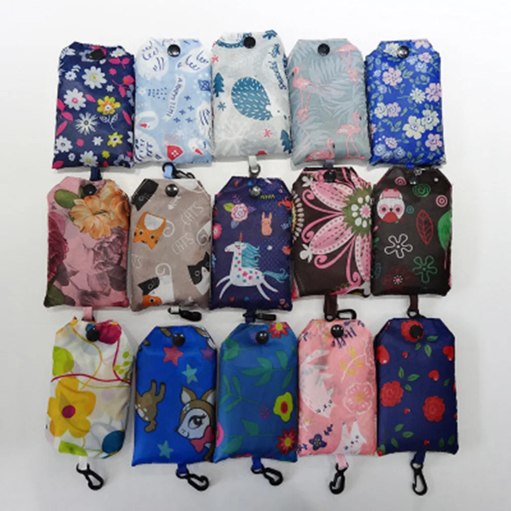 16 Style Shopping Bag Reusable Eco-friendly Foldable Portable Large CapacityShoulder Handbag Polyester for Travel Grocery Bags
16 Style Shopping Bag Reusable Eco-friendly Foldable Portable Large CapacityShoulder Handbag Polyester for Travel Grocery Bags