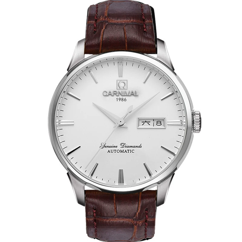 Switzerland Carnival Top Brand Luxury Men Watches Automatic Self-Wind Watch Men Sapphire reloj hombre relogio clock C8646G-1
Switzerland Carnival Top Brand Luxury Men Watches Automatic Self-Wind Watch Men Sapphire reloj hombre relogio clock C8646G-1