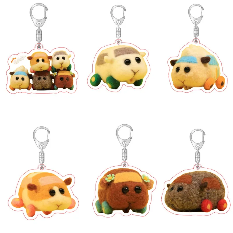 Anime Pui Pui Molcar Keychains Guinea Pig Abbey Potato Key Rings Shiromo Choco Cosplay Props Cute Car Pendants Adults Gift
Anime Pui Pui Molcar Keychains Guinea Pig Abbey Potato Key Rings Shiromo Choco Cosplay Props Cute Car Pendants Adults Gift