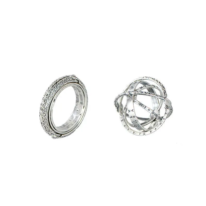 Astronomical Ball Model Rings Universe Sphere Cosmic Planet Punk Youth Flip Rotating Ring lover Jewelry gift for Men Women
Astronomical Ball Model Rings Universe Sphere Cosmic Planet Punk Youth Flip Rotating Ring lover Jewelry gift for Men Women