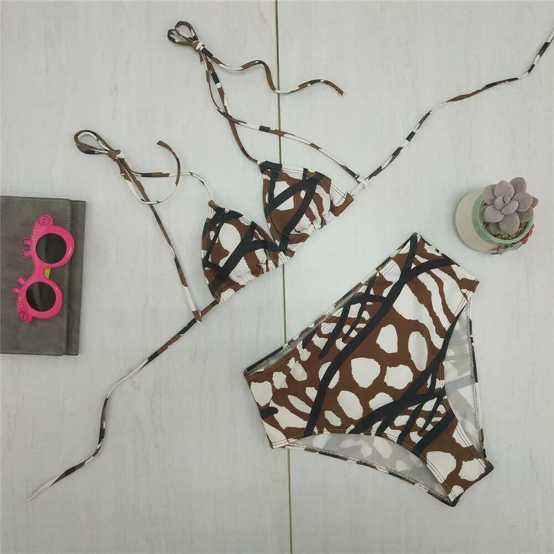 Summer New Sexy Womens High Waist Swimsuit Retro Bikini Vintage Girl Bathing Suit Leopard Snake Print Swimwear Beachwear
Summer New Sexy Womens High Waist Swimsuit Retro Bikini Vintage Girl Bathing Suit Leopard Snake Print Swimwear Beachwear
