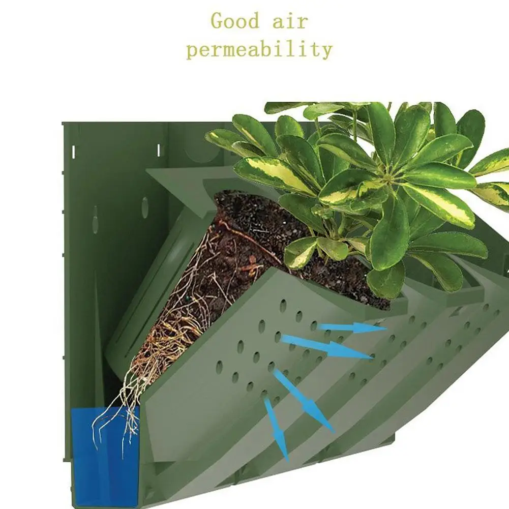 Self Watering Flower Pot Stackable Wall Planter Garden Bonsai Pot Home Vertical Pots Succulents Wall tool Plants Plastic Ha R2S1
Self Watering Flower Pot Stackable Wall Planter Garden Bonsai Pot Home Vertical Pots Succulents Wall tool Plants Plastic Ha R2S1