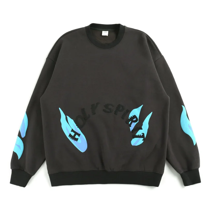 Fgss men's wear 2021 fashion brand Kanye same style rap flame foam printed sweater
Fgss men's wear 2021 fashion brand Kanye same style rap flame foam printed sweater