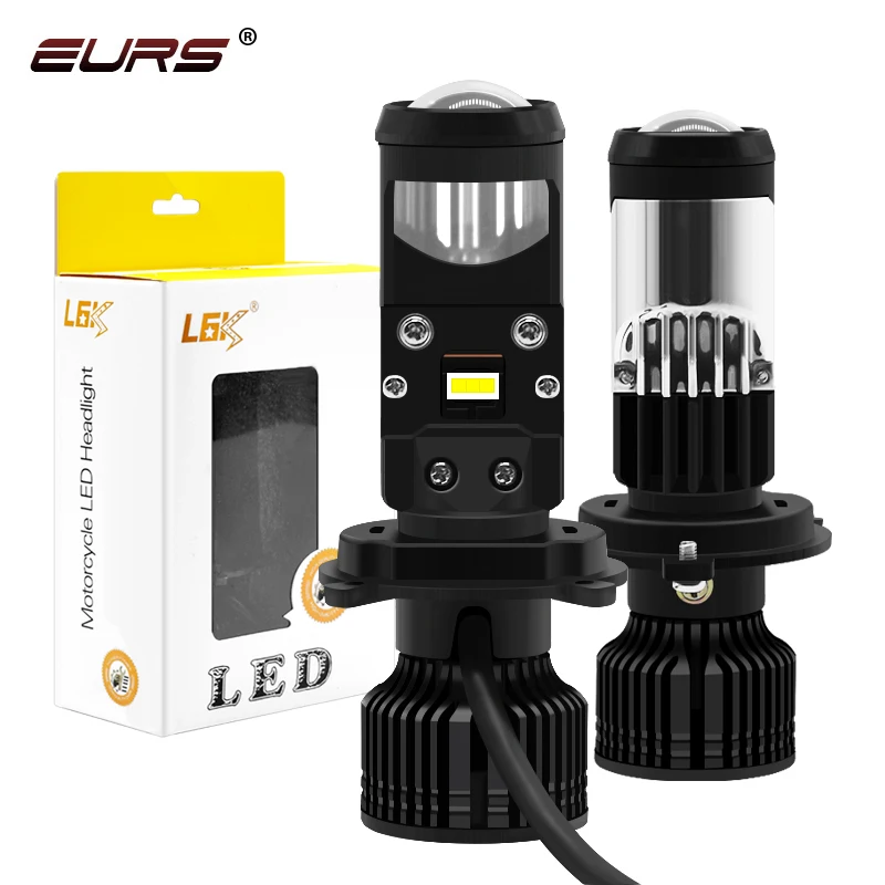 EURS 1x H4 LED Motoblke Led Motorcycle Headlight Bulbs H4 CSP Projector Lens Hi Lo Lamp Scooter Accessories Fog Lights 12V 6500K
EURS 1x H4 LED Motoblke Led Motorcycle Headlight Bulbs H4 CSP Projector Lens Hi Lo Lamp Scooter Accessories Fog Lights 12V 6500K