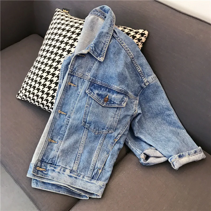 Kalenmos Blue Denim Jacket Women Lapel Long Sleeve Loose Oversized Jeans Coat 2020 Spring Autumn New Daily Basic Retro Outwear
Kalenmos Blue Denim Jacket Women Lapel Long Sleeve Loose Oversized Jeans Coat 2020 Spring Autumn New Daily Basic Retro Outwear