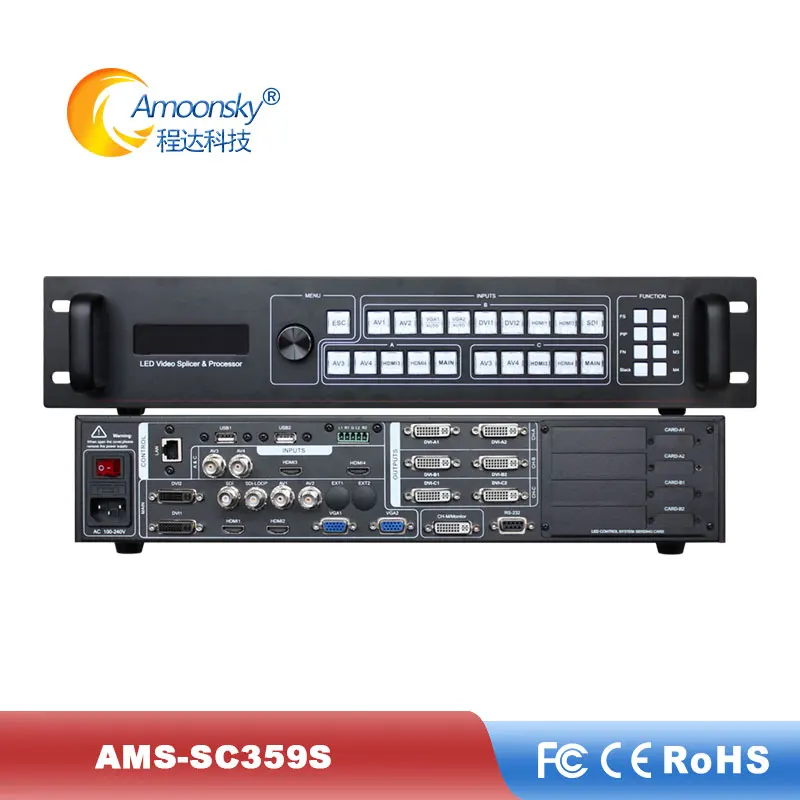 high quality full color led video wall panel controller support linsn sending card led display controller sc359s video splicer
high quality full color led video wall panel controller support linsn sending card led display controller sc359s video splicer