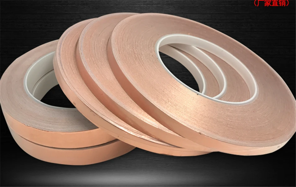 30 Meters X 5MM Single Side Conductive Copper Foil Tape Strip Adhesive EMI Shielding Heat Resist Tape 1psc/roll
30 Meters X 5MM Single Side Conductive Copper Foil Tape Strip Adhesive EMI Shielding Heat Resist Tape 1psc/roll
