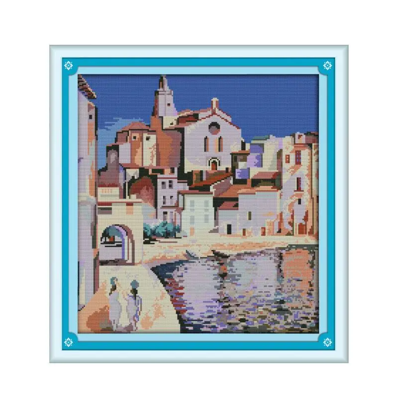 Port of Algiers cross stitch kit landscape14ct 11ct count printed canvas stitching embroidery DIY handmade needlework
Port of Algiers cross stitch kit landscape14ct 11ct count printed canvas stitching embroidery DIY handmade needlework