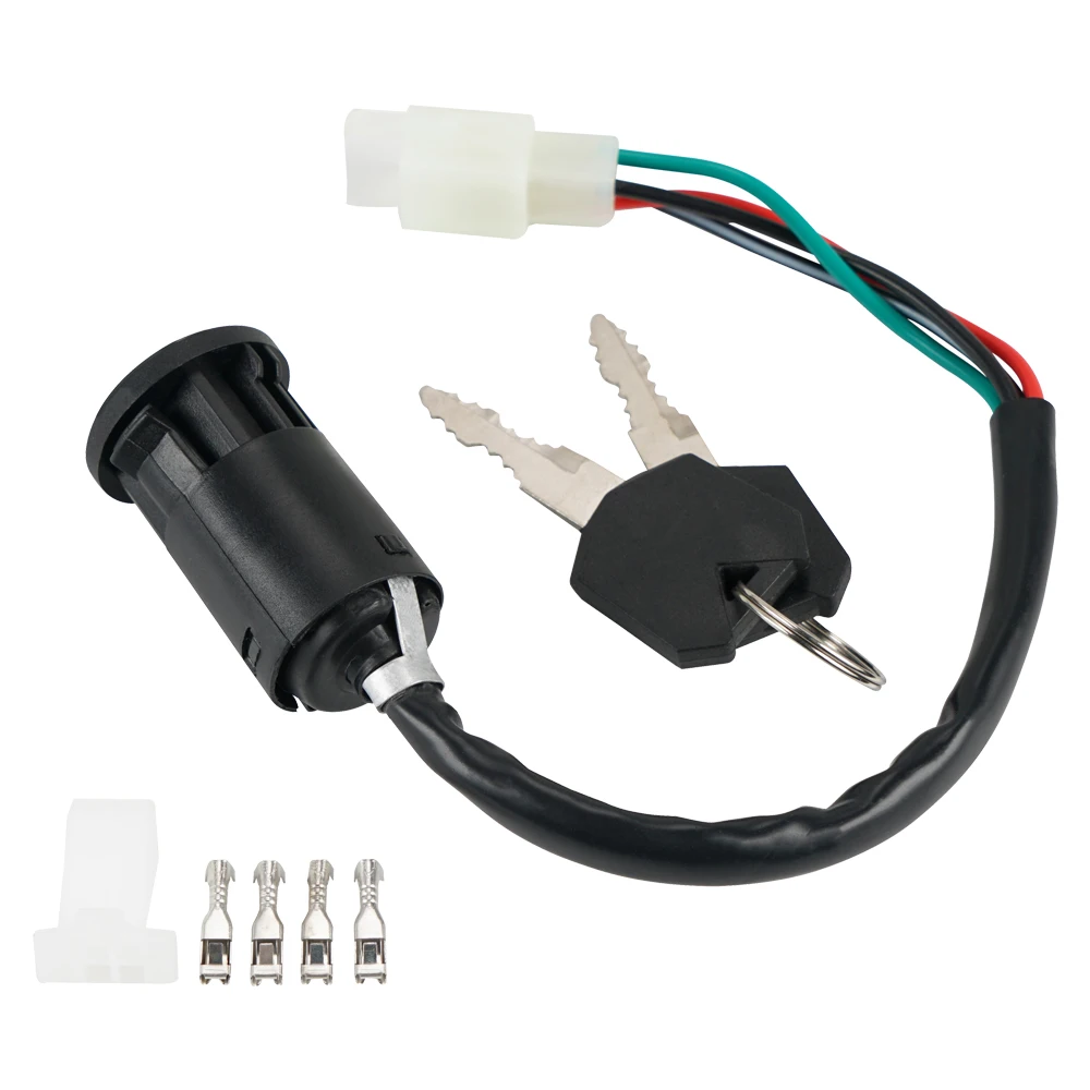 4 Wires Ignition Switch with Keys For Honda Express 50/II PA50 Urban Express 50 Ignition Switch Key 4 Wires 
4 Wires Ignition Switch with Keys For Honda Express 50/II PA50 Urban Express 50 Ignition Switch Key 4 Wires