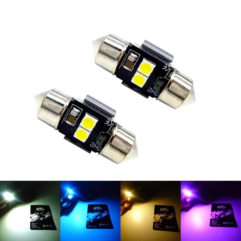 10PCS 28mm 29mm LED Festoon Lamp Bulb DE3021 DE3022 Car Interior Dome Map Reading Sunvisor Vanity Mirror Light White purple blue
10PCS 28mm 29mm LED Festoon Lamp Bulb DE3021 DE3022 Car Interior Dome Map Reading Sunvisor Vanity Mirror Light White purple blue