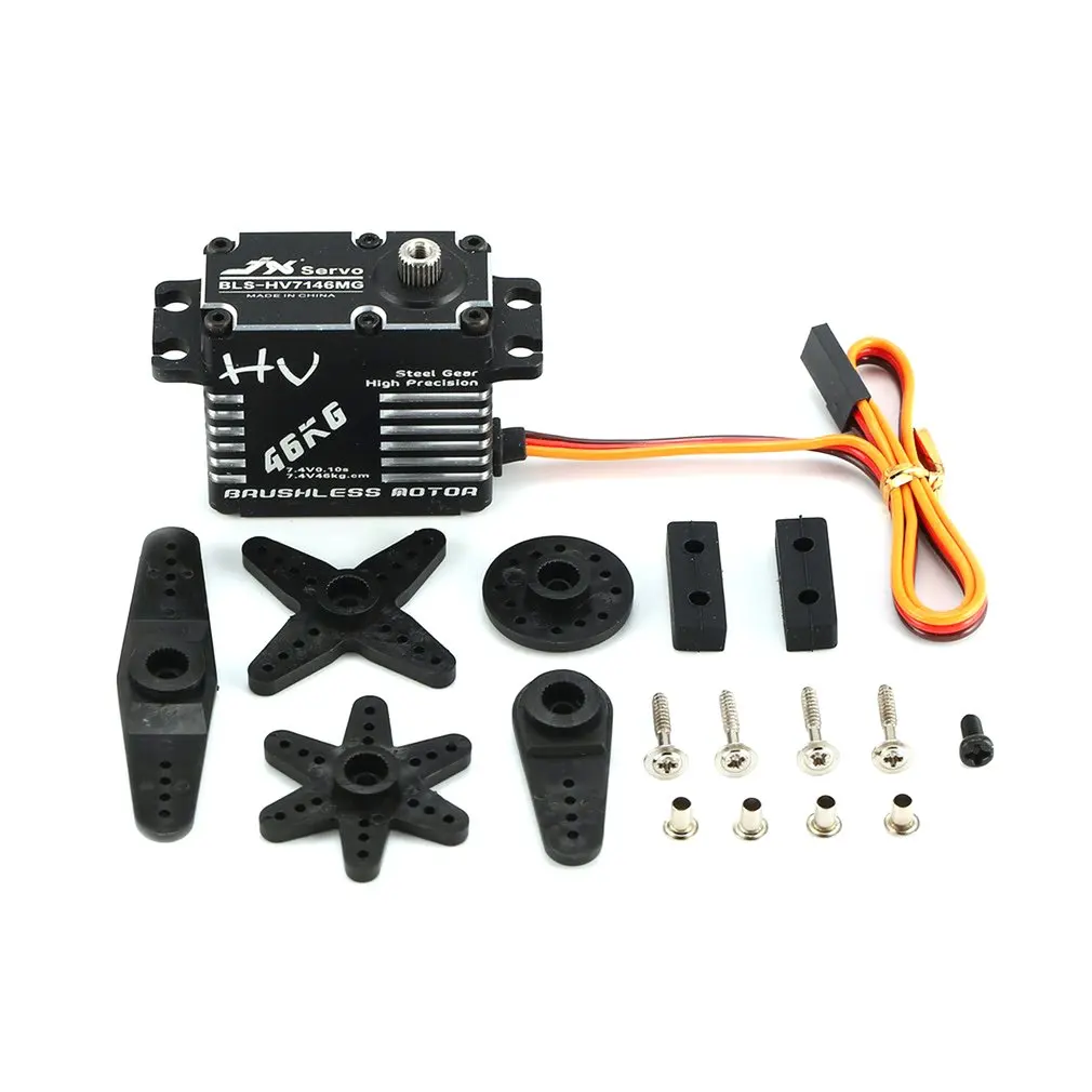 JX BLS-HV7146MG Plastic Gear Analog Servo Used For Remote Control Car Ship Mechanical Helicopter Electronic Accessories
JX BLS-HV7146MG Plastic Gear Analog Servo Used For Remote Control Car Ship Mechanical Helicopter Electronic Accessories