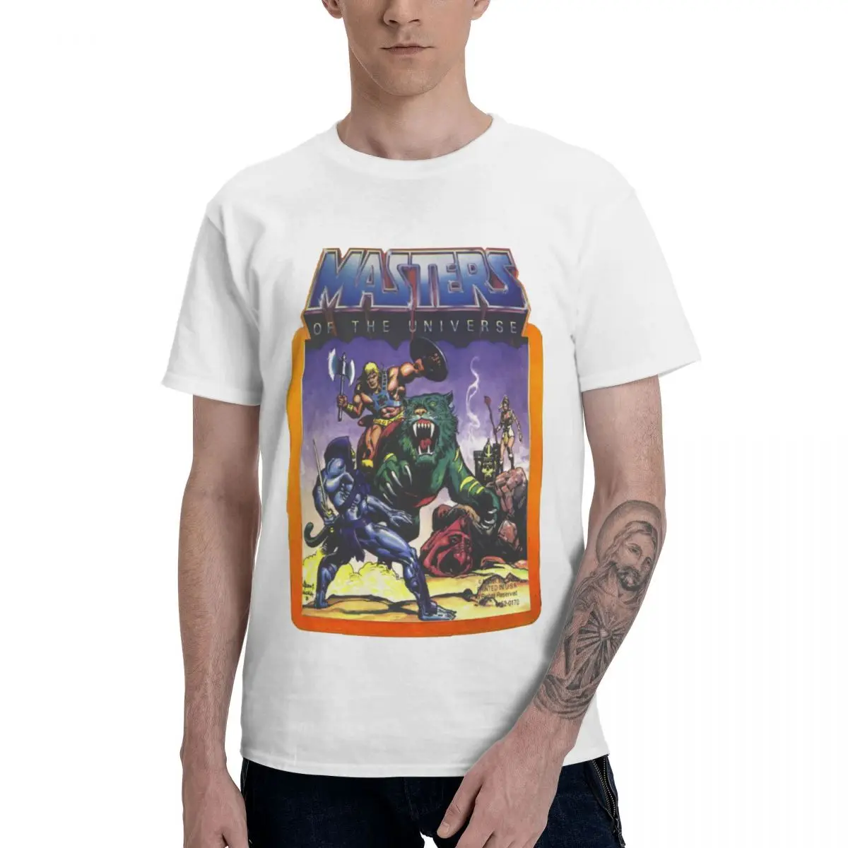He-Man Masters Of The Universe Battle Scene With Skeletor T Shirts Pure Cotton Crewneck Men T-Shirt Short Sleeve Novelty Tee Top
He-Man Masters Of The Universe Battle Scene With Skeletor T Shirts Pure Cotton Crewneck Men T-Shirt Short Sleeve Novelty Tee Top