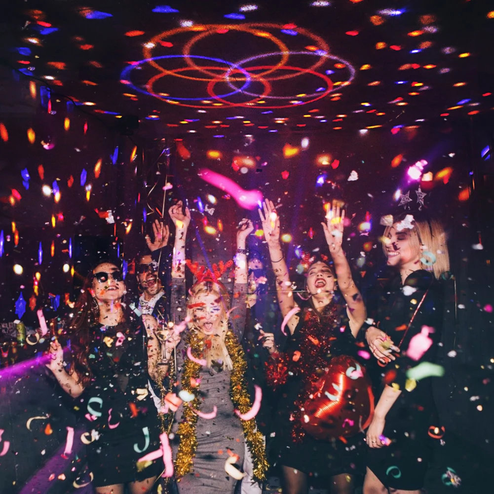 6 Color LED Wireless Speaker Disco Ball Light with MP3 Player Prom Laser Party Light 5V DJ Stage Light Laser Projection Lamp
6 Color LED Wireless Speaker Disco Ball Light with MP3 Player Prom Laser Party Light 5V DJ Stage Light Laser Projection Lamp