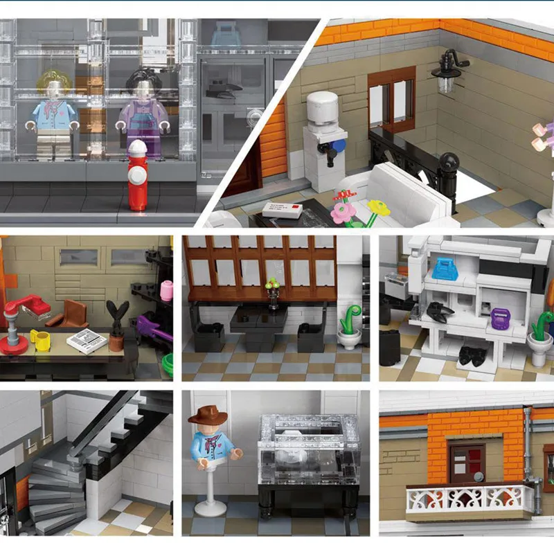 MOC city Creator Crystal House Street View Model Building Blocks Bricks Education compatible friend BUILDINGS Toys
MOC city Creator Crystal House Street View Model Building Blocks Bricks Education compatible friend BUILDINGS Toys