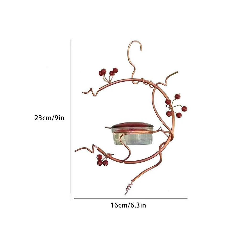 Hummingbird Feeder Bird Water Drinker Feeder Waterer With Red Berries Bird Supplies Dispenser Bottle Drinking Cup Bowls For Parr
Hummingbird Feeder Bird Water Drinker Feeder Waterer With Red Berries Bird Supplies Dispenser Bottle Drinking Cup Bowls For Parr