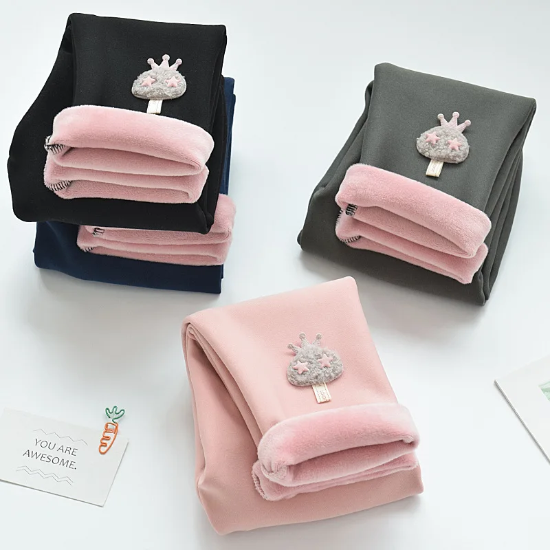 Girls' Leggings Thicken Winter Outer Wear Western Style One Extra-thick Children's Pants Cartoon Pattern Warm Cotton Trousers
Girls' Leggings Thicken Winter Outer Wear Western Style One Extra-thick Children's Pants Cartoon Pattern Warm Cotton Trousers