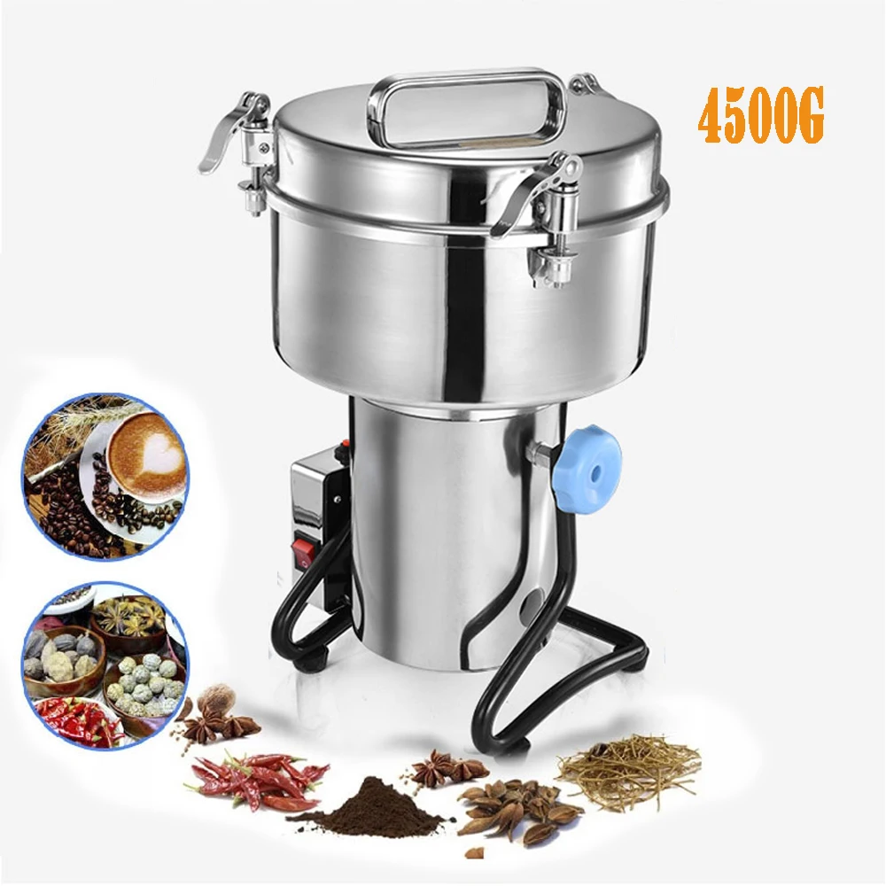4500G Powder Grinder Spice Grinder Grain Chinese Medicine Crusher Large Commercial High Capacity
4500G Powder Grinder Spice Grinder Grain Chinese Medicine Crusher Large Commercial High Capacity