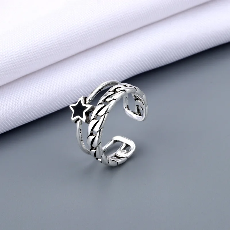 MrZMsZ Star Shape Rings For Women Vintage luxurious Adjustable Open Ring Teen Girls 2021 Trendy Gift Fashion Jewelry Accessories
MrZMsZ Star Shape Rings For Women Vintage luxurious Adjustable Open Ring Teen Girls 2021 Trendy Gift Fashion Jewelry Accessories