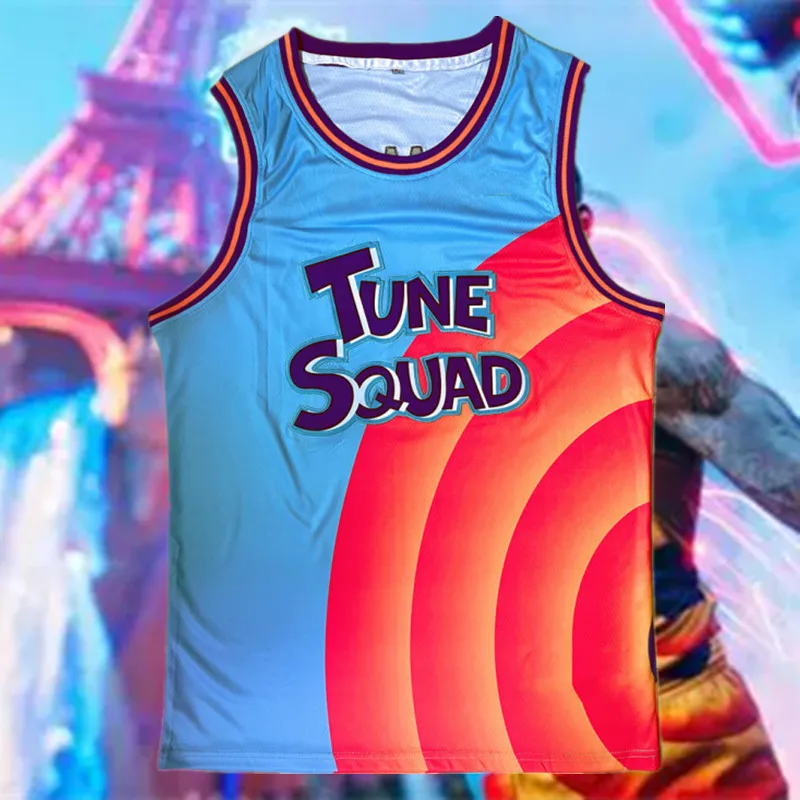 Space Basketball Jersey Jam Cosplay Costume Tune-Squad #6 James Top Shorts Goon Squad A New Legacy Basketball Uniform
Space Basketball Jersey Jam Cosplay Costume Tune-Squad #6 James Top Shorts Goon Squad A New Legacy Basketball Uniform