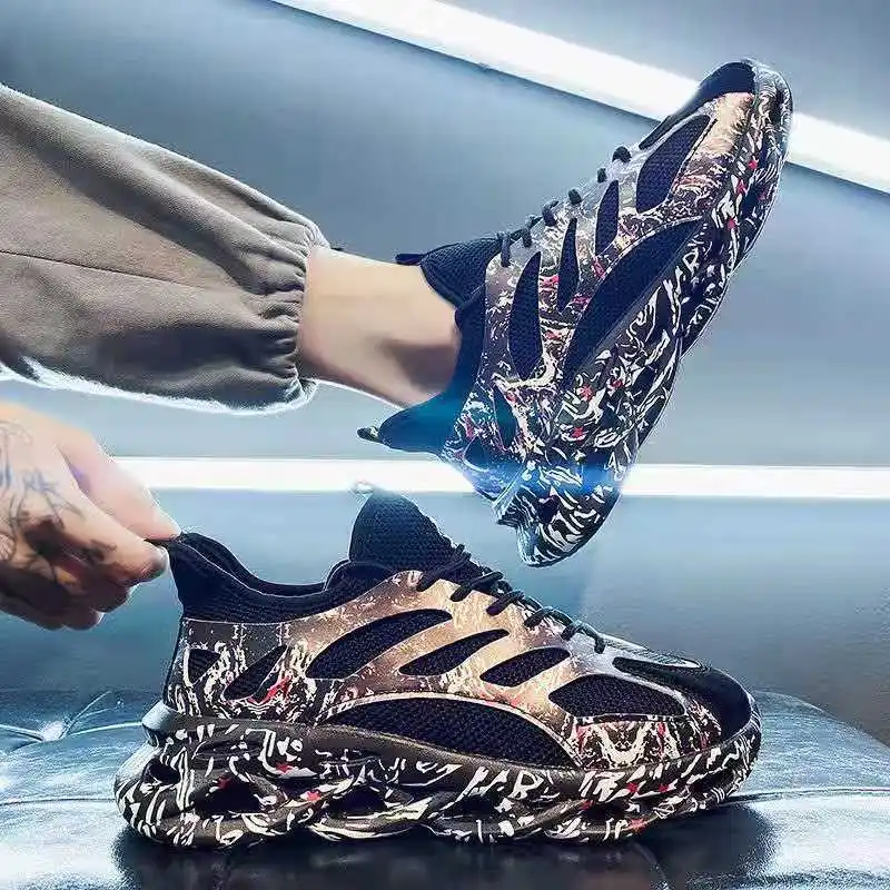 Men Casual Shoes 2021 Spring Sneakers Comfortable Breathable Men's Sneaker Luxury Brand Man Shoes Zapatillas Hombre