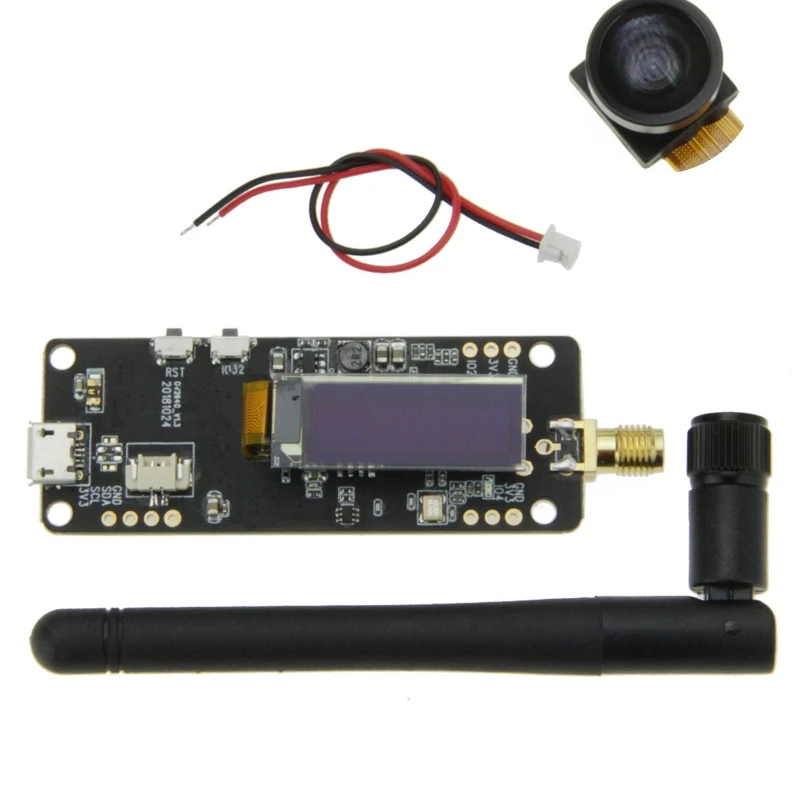 594F ESP32 WiFi Bluetooth-compatible Module TTGO T-Journal Camera Development Board ESP32 OV2640 SMA 3dbi Antenna 0.91 OLED
594F ESP32 WiFi Bluetooth-compatible Module TTGO T-Journal Camera Development Board ESP32 OV2640 SMA 3dbi Antenna 0.91 OLED