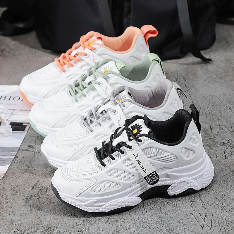 2021 Spring New Style Korean-style Daisy Sports Shoes Women's Breathable Trend Mesh Running Shoes Fashion Dad Shoes
2021 Spring New Style Korean-style Daisy Sports Shoes Women's Breathable Trend Mesh Running Shoes Fashion Dad Shoes