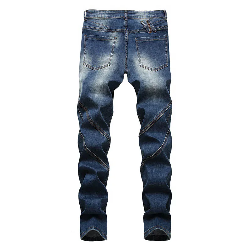 Mcikkny Men Fashion Patchwork Jean Pants Multi Pockets Denim Trousers For Male Washed Size 29-42
Mcikkny Men Fashion Patchwork Jean Pants Multi Pockets Denim Trousers For Male Washed Size 29-42