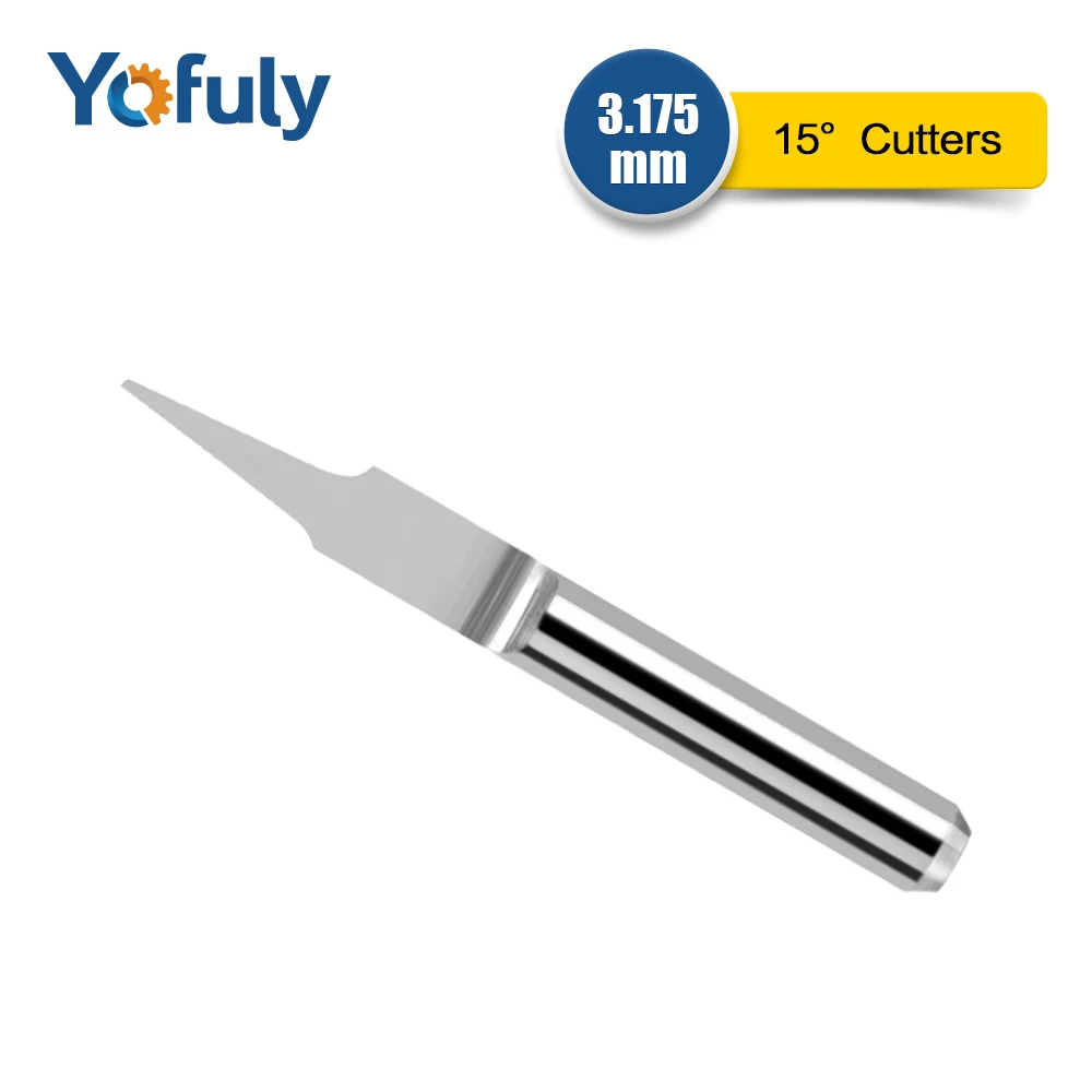 10pcs 3.175mm End Mill Tungsten Milling Cutter Carbide PCB Engraving CNC Tools Bits, Shank 15 Degree 0.1mm 
10pcs 3.175mm End Mill Tungsten Milling Cutter Carbide PCB Engraving CNC Tools Bits, Shank 15 Degree 0.1mm