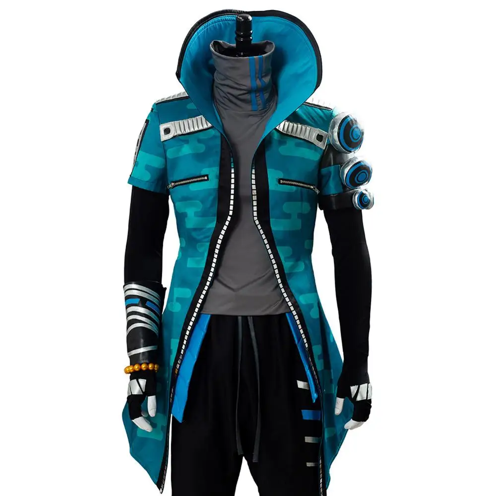LOL TRUE DAMAGE Yasuo Cosplay Costume Full Uniform Adult female Women Halloween Carnival Green Outfit Custom Made
LOL TRUE DAMAGE Yasuo Cosplay Costume Full Uniform Adult female Women Halloween Carnival Green Outfit Custom Made