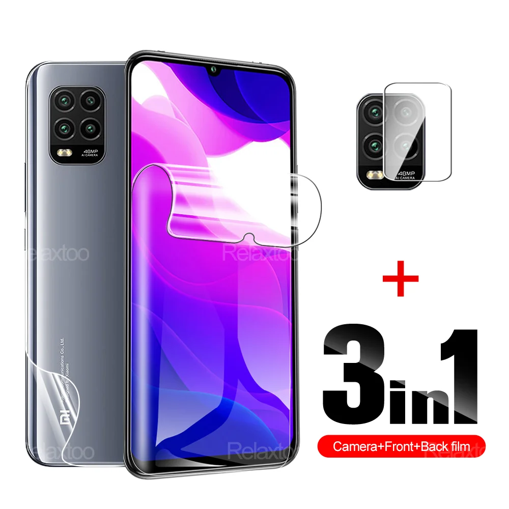 3IN1 Hydrogel Soft Film Full Coverage Protection For Xiaomi Mi 10 10T Lite Pro Screen Protector Protective Film For Mi Note 10
3IN1 Hydrogel Soft Film Full Coverage Protection For Xiaomi Mi 10 10T Lite Pro Screen Protector Protective Film For Mi Note 10