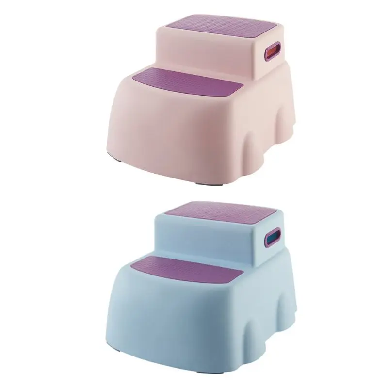 Children's double height step stool, toddler's stool, suitable for potty training in the bathroom 781C
Children's double height step stool, toddler's stool, suitable for potty training in the bathroom 781C