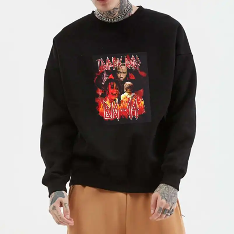 Men Fashion O Neck Hoodie Trippie Redd Polyester Sweatshirt Girls Cotton Pullover O-Neck Fleece hoodies Female Casual Pullover
Men Fashion O Neck Hoodie Trippie Redd Polyester Sweatshirt Girls Cotton Pullover O-Neck Fleece hoodies Female Casual Pullover