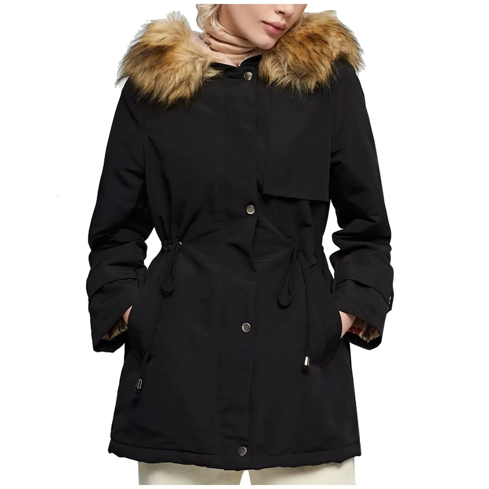 Parkas Female Winter Womens Padded Warm Jacket Coat Women's Mid-Length Plush Collar Outwear Parkas Plus Size Coat Parkas
Parkas Female Winter Womens Padded Warm Jacket Coat Women's Mid-Length Plush Collar Outwear Parkas Plus Size Coat Parkas