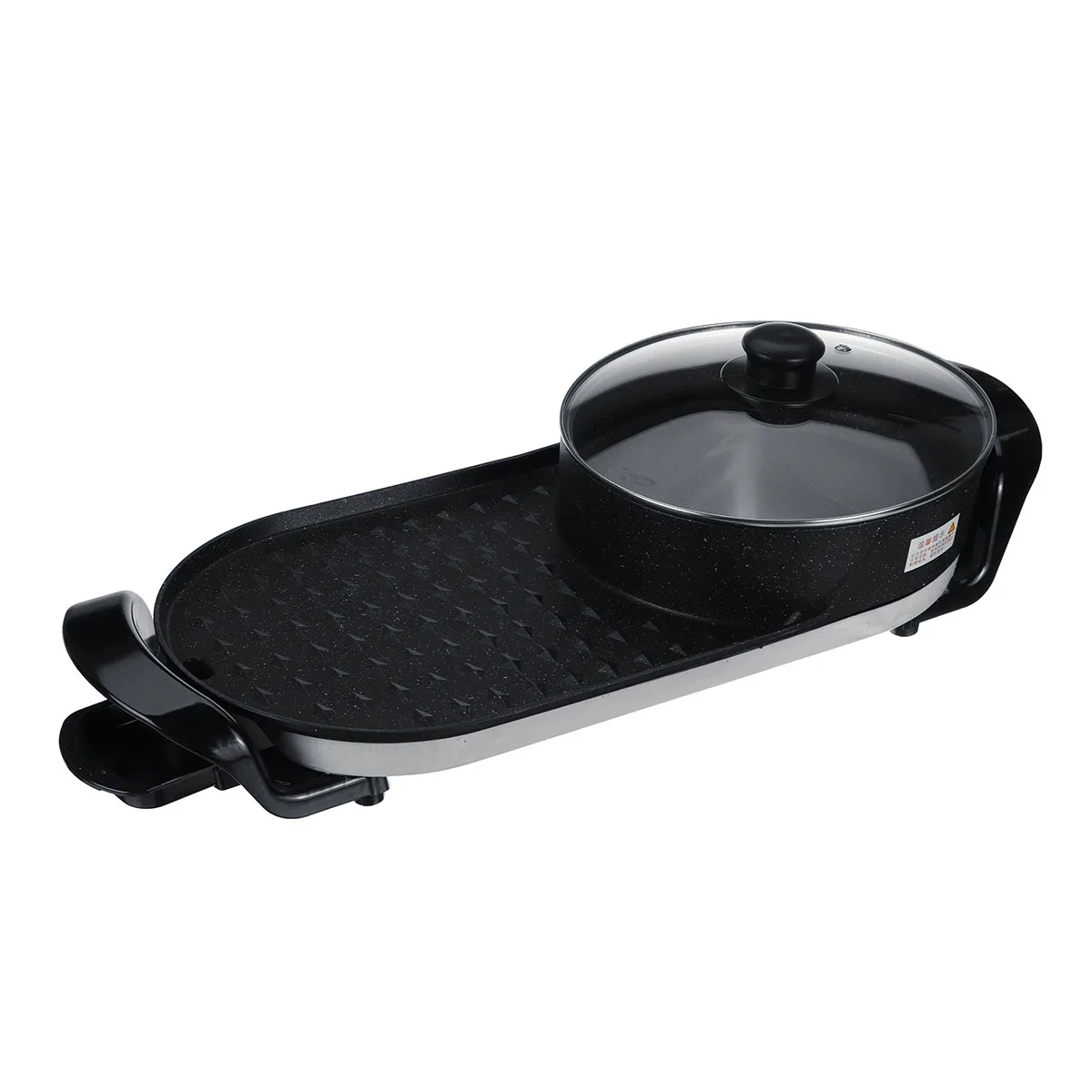 750W 220V 2 IN 1 Home Electric Hot Pot Cooker BBQ Grill Multifunctional Electric BBQ Grill Non Stick Plate Barbecue Pan Hot Pot
750W 220V 2 IN 1 Home Electric Hot Pot Cooker BBQ Grill Multifunctional Electric BBQ Grill Non Stick Plate Barbecue Pan Hot Pot
