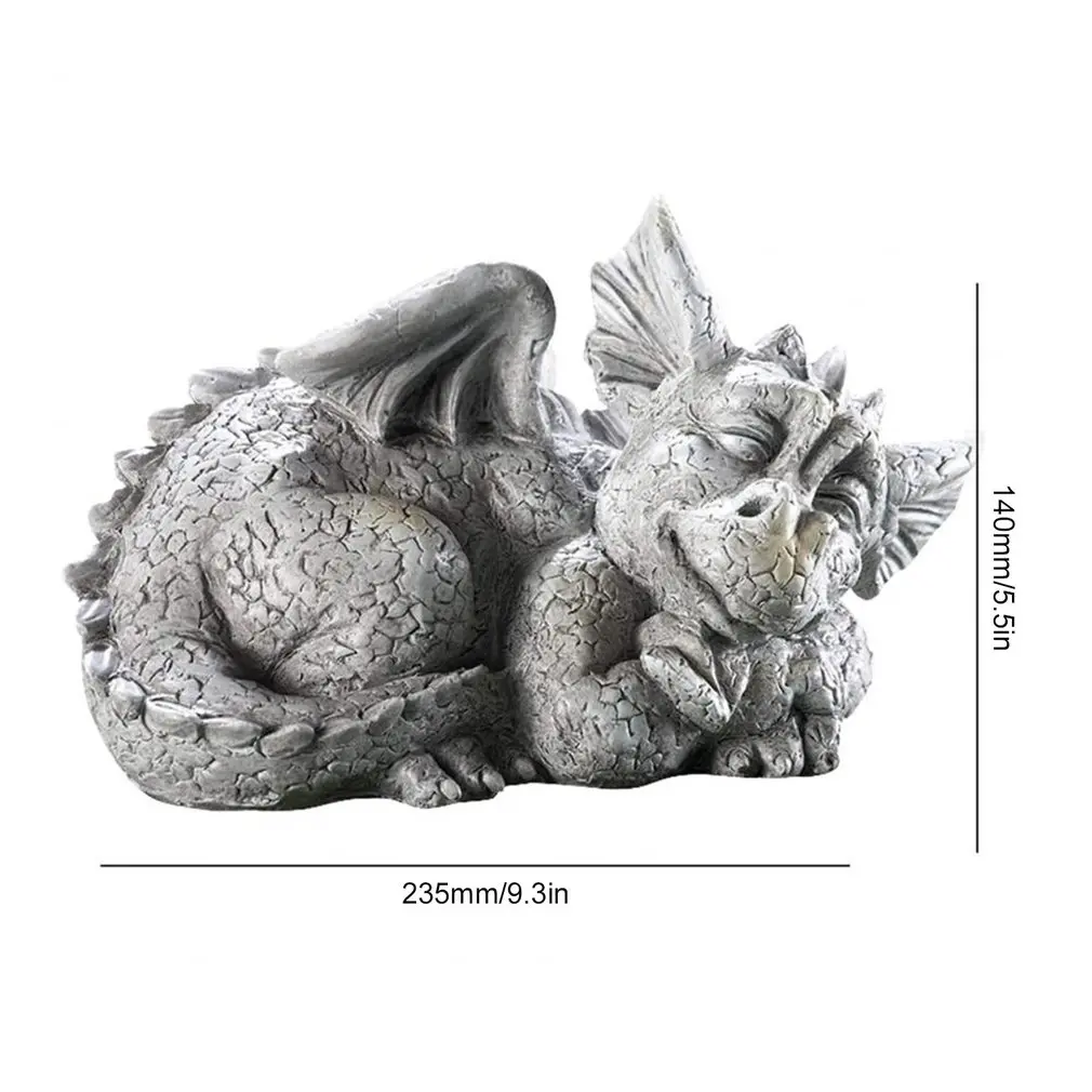 Dragon Baby Garden Statue Adorable Sleep Portrait Stone Decoration Outdoor for Home Outdoor Garden Art Ornaments Lawn Yard Decor 
Dragon Baby Garden Statue Adorable Sleep Portrait Stone Decoration Outdoor for Home Outdoor Garden Art Ornaments Lawn Yard Decor