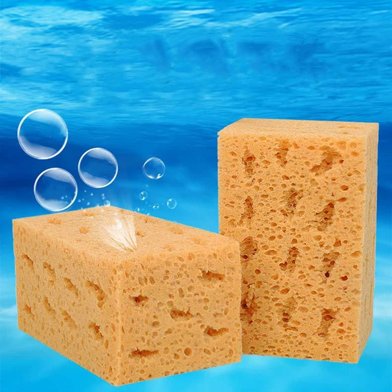 

Car Wash Sponge Extra Large Cleaning Honeycomb Coral Car Yellow Thick Soft Sponge Block Car Supplie Auto Wash Tools Absorbent