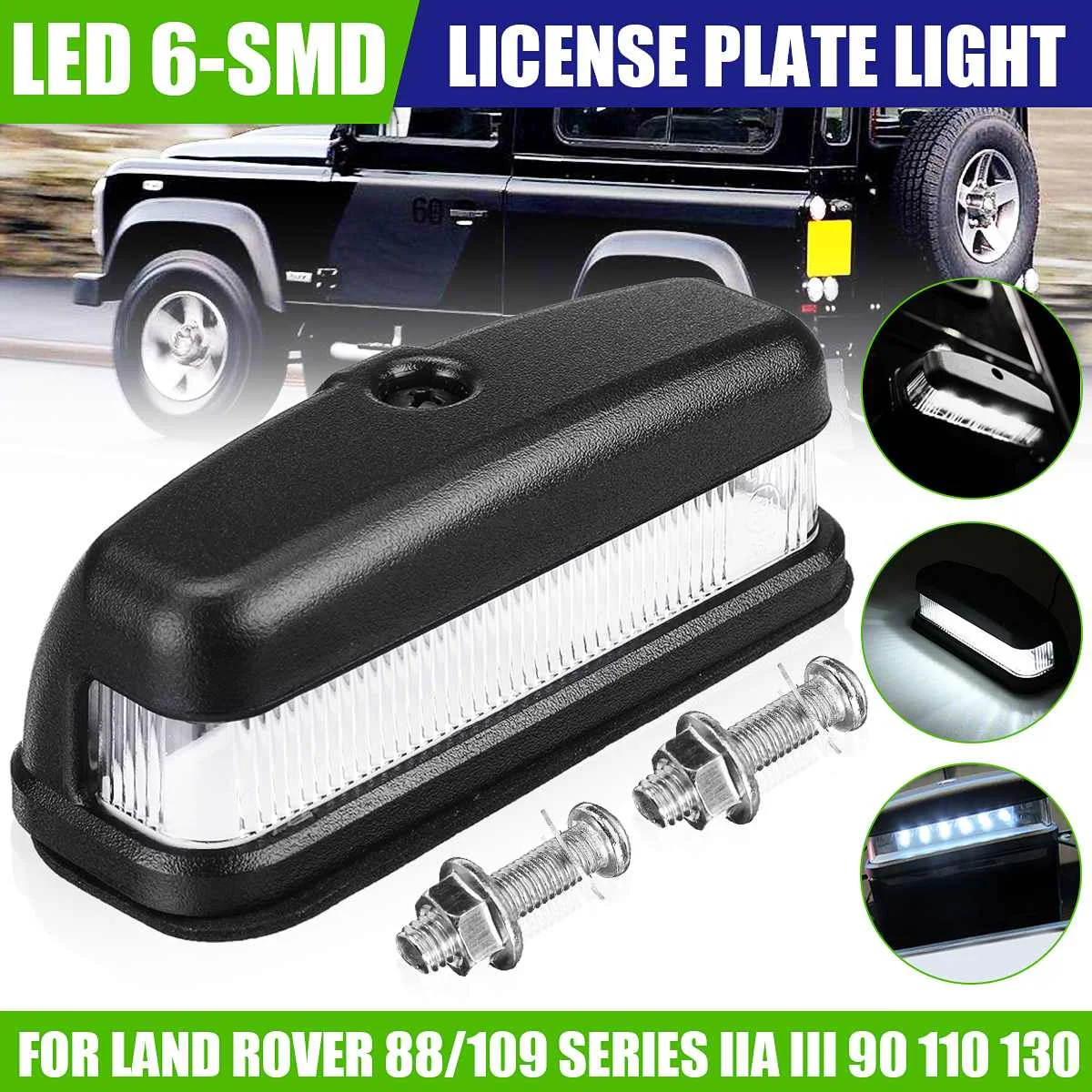 Car LED Licence Number Plate Light Lamps For Land Rover Series IIA III 90 110 130 Defender Rear Tail Lamp XFC100550 PRC7255
Car LED Licence Number Plate Light Lamps For Land Rover Series IIA III 90 110 130 Defender Rear Tail Lamp XFC100550 PRC7255