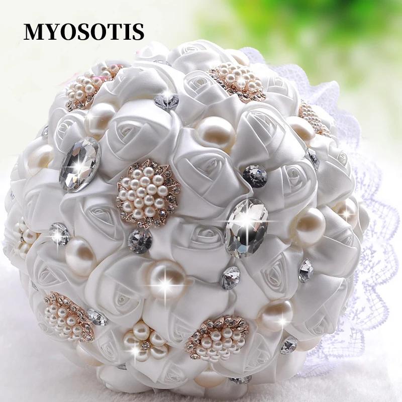 Vintage Artificial Wedding Bouquets Handmade Flower Rhinestone Bridesmaid Crystal Bridal Wedding Bouquet de mariage
Vintage Artificial Wedding Bouquets Handmade Flower Rhinestone Bridesmaid Crystal Bridal Wedding Bouquet de mariage