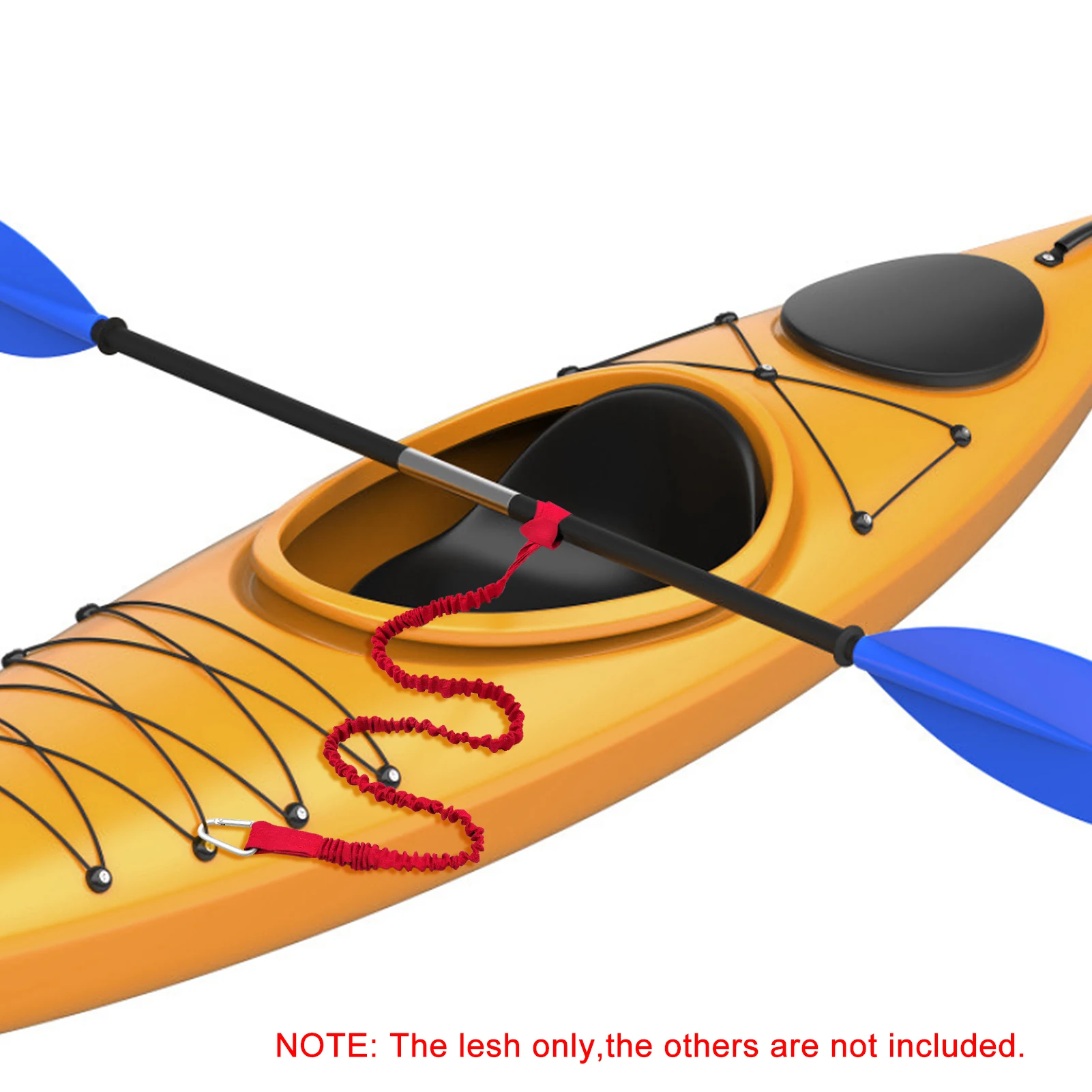 Stretchable Paddle Leash with D-Shape Carabiner Fishing Poles Leash for Kayak Canoe Boat
Stretchable Paddle Leash with D-Shape Carabiner Fishing Poles Leash for Kayak Canoe Boat