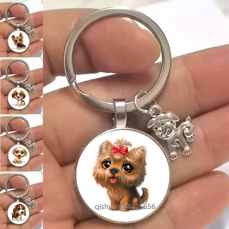 Fashion Very Cute Bulldog Keychain English Bulldog Keychain Charm Round Handmade Glass Dome Keychain Ladies Bag Keychain
Fashion Very Cute Bulldog Keychain English Bulldog Keychain Charm Round Handmade Glass Dome Keychain Ladies Bag Keychain