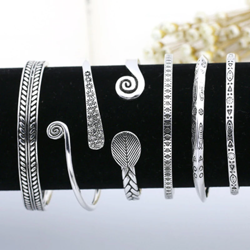 MEYRROYU 925 Silver Bracelet Trendy Fashion Retro Thai Silver Feather Bamboo Woven Open Bracelet Men and Women Jewelry Wholesale
MEYRROYU 925 Silver Bracelet Trendy Fashion Retro Thai Silver Feather Bamboo Woven Open Bracelet Men and Women Jewelry Wholesale
