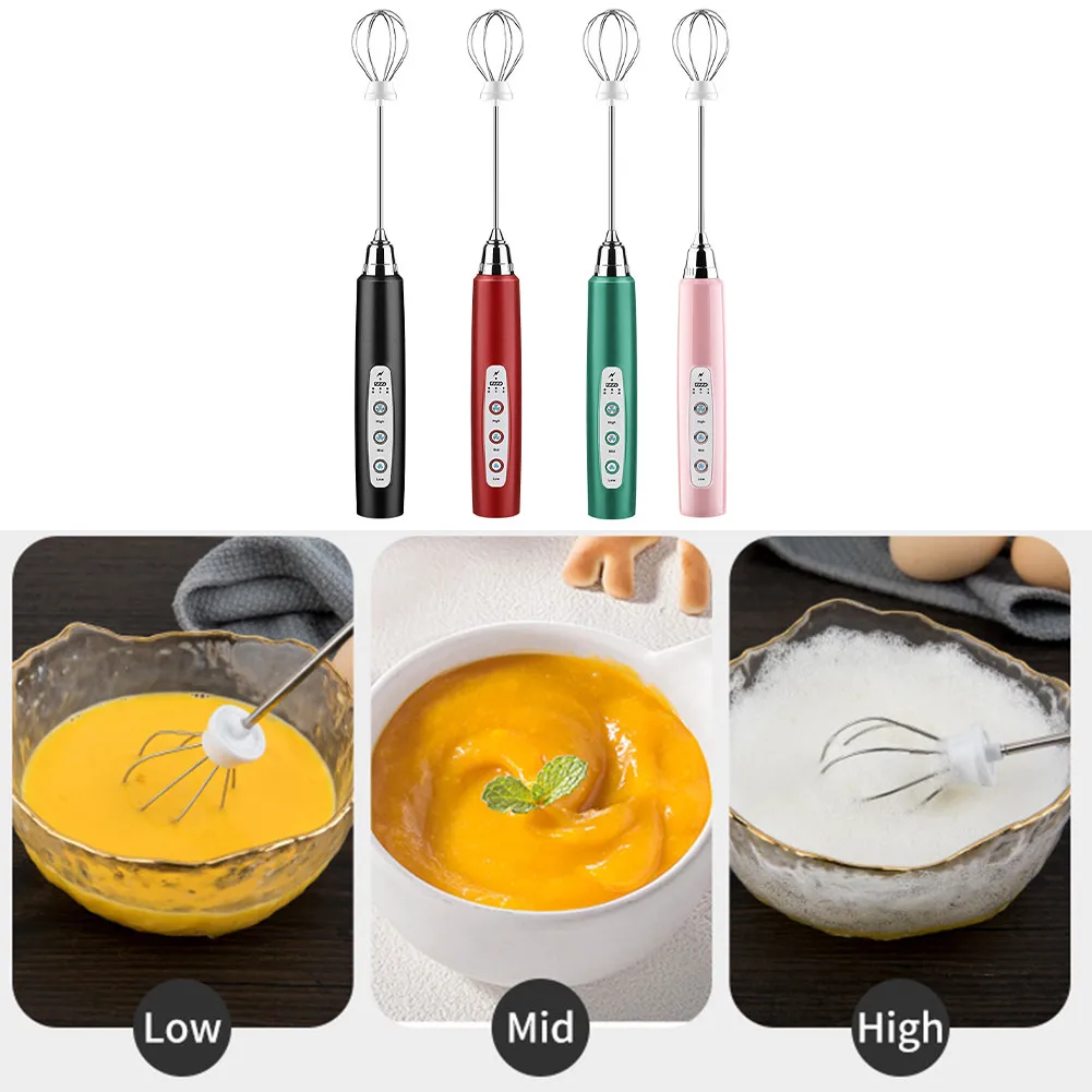 Handheld Electric Milk Frother 3 Speeds Foam Maker Drink Mixer Egg Beater USB Bubble Maker Mixer Egg Beater Kitchen Tools
Handheld Electric Milk Frother 3 Speeds Foam Maker Drink Mixer Egg Beater USB Bubble Maker Mixer Egg Beater Kitchen Tools