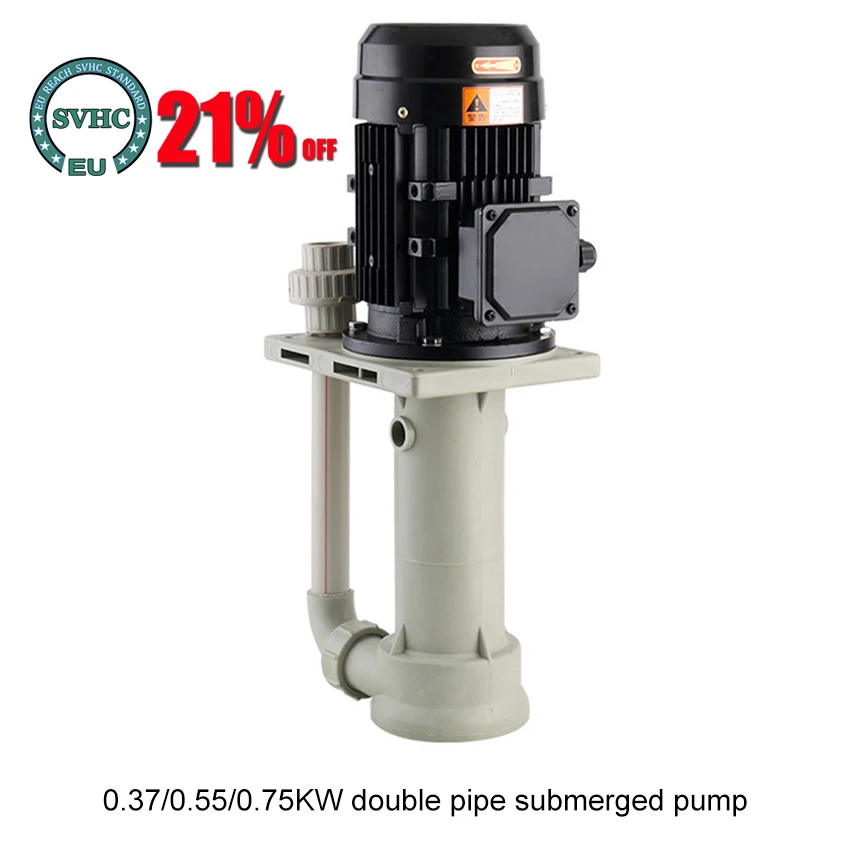 5.5KW 7.5KW Plastic Chemical Pump 380V Double Tubes Circulating Pump Copper Motor Vertical Seawater Sulfuric Acid Corrosion Pump
5.5KW 7.5KW Plastic Chemical Pump 380V Double Tubes Circulating Pump Copper Motor Vertical Seawater Sulfuric Acid Corrosion Pump