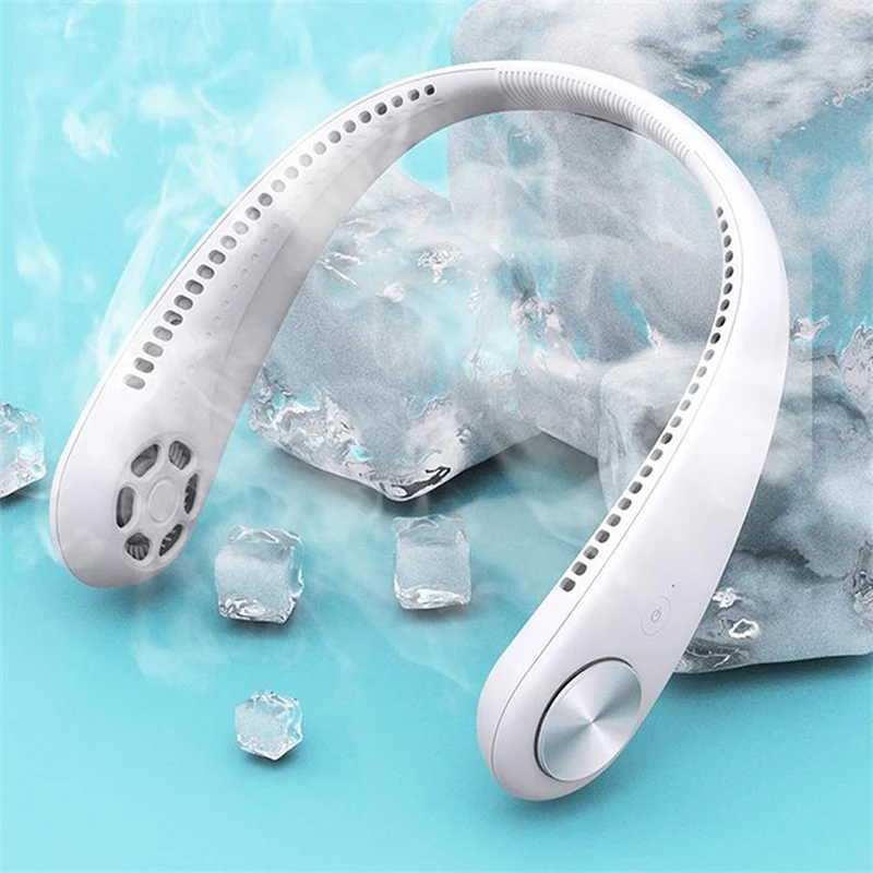 Шейный вентилятор, портативный безлопастный вентилятор, перезаряжаемый, безлистный подвесной воздушный охладитель, охлаждение 
Шейный вентилятор, портативный безлопастный вентилятор, перезаряжаемый, безлистный подвесной воздушный охладитель, охлаждение